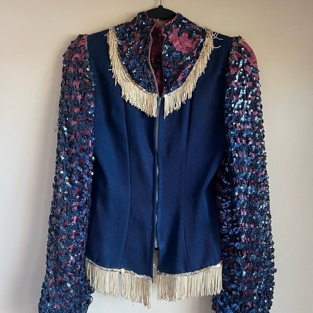 VTG Handmade Sequin RODEO Jacket